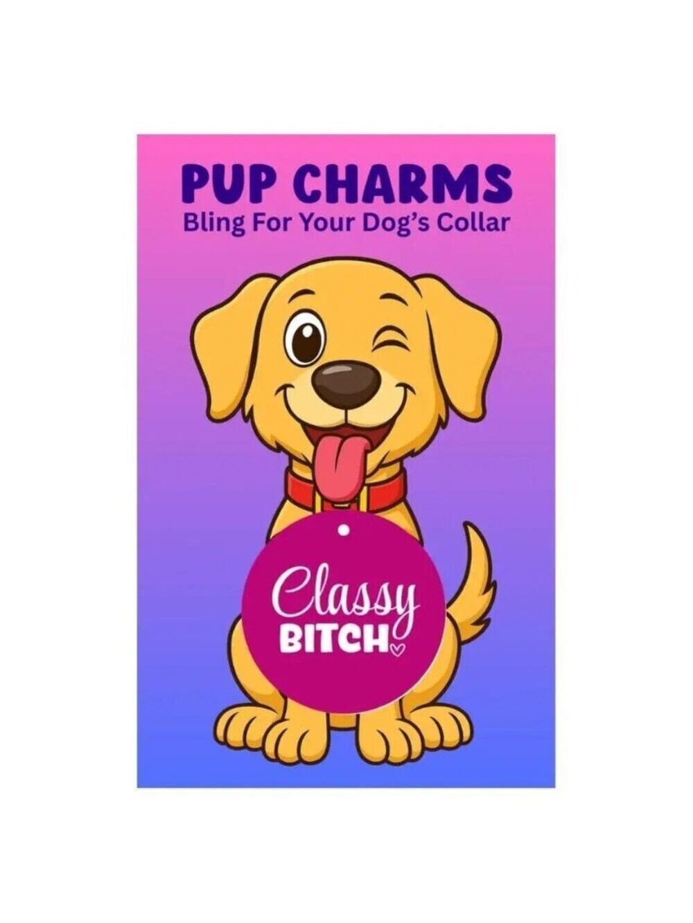 ($8) Pup Charm Dog Tag